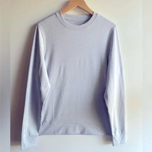 Vuori Mens Ponto Performance Dreamknit Crew Platinum Heather M - Picture 7 of 13